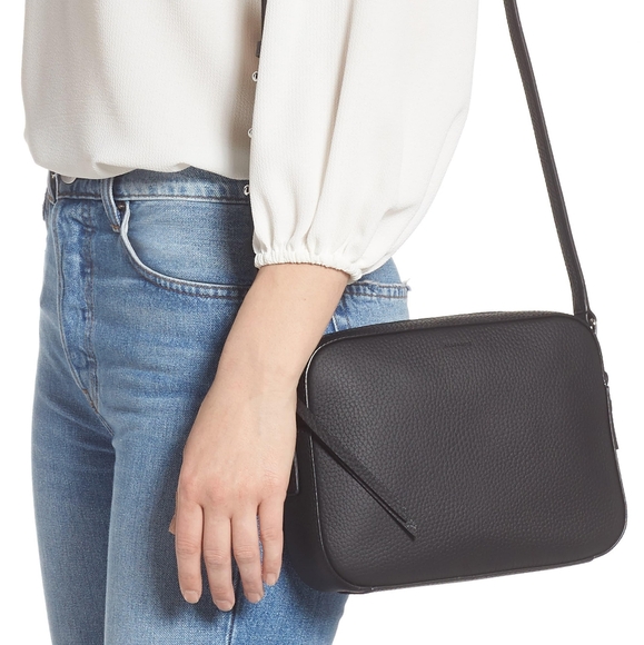 ALLSAINTS Captain Lea Leather Crossbody Bag - Picture 12 of 12